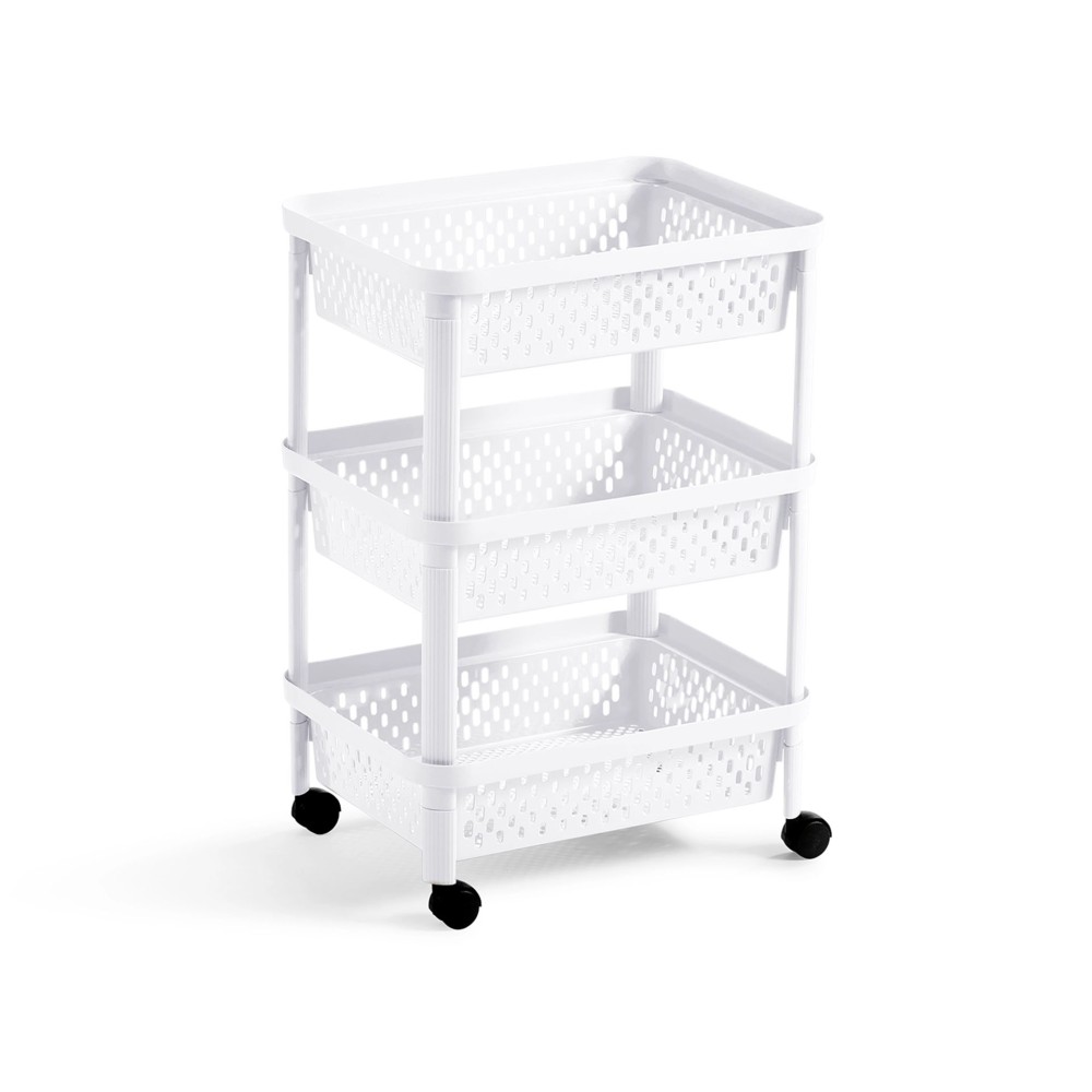 Carrinho Multifun��es com 3 Cestos 40X30X58cm