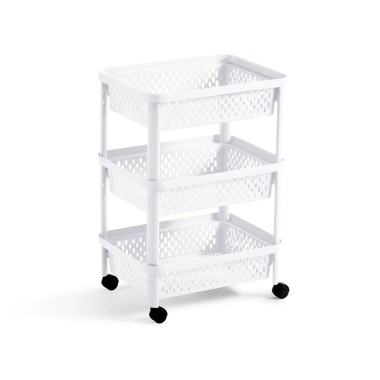 Carrinho Multifun��es com 3 Cestos 40X30X58cm