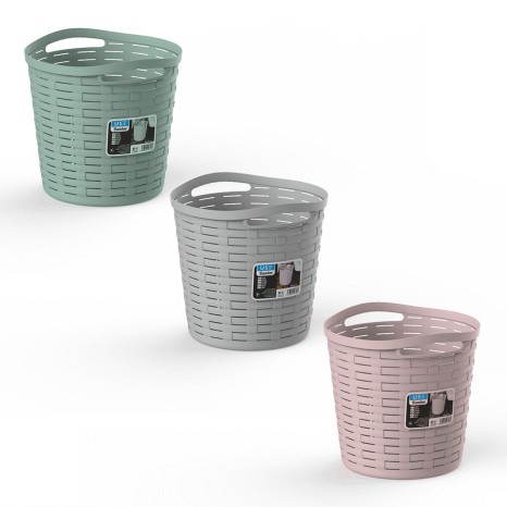 Cesto Multiusos Bamboo com Asas Pastel 30L 39X37cm - Image product