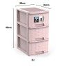 Caixa Organizadora Bamboo A4 Plus 3 Gavetas 35X26X49cm Caixa Organizadora Bamboo A4 Plus 3 Gavetas 35X26X49cm