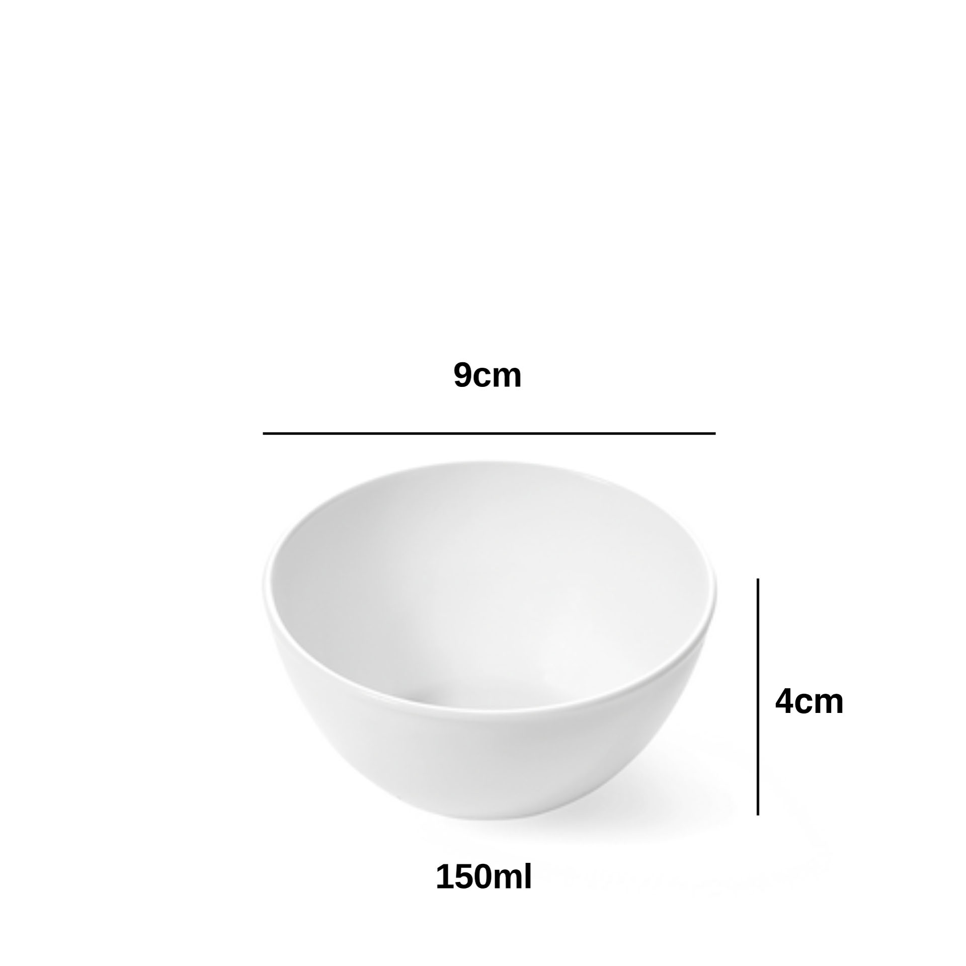 Taça Plástica Ariel Branca