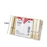 Mola Roupa Madeira 7.2cm Pack 20