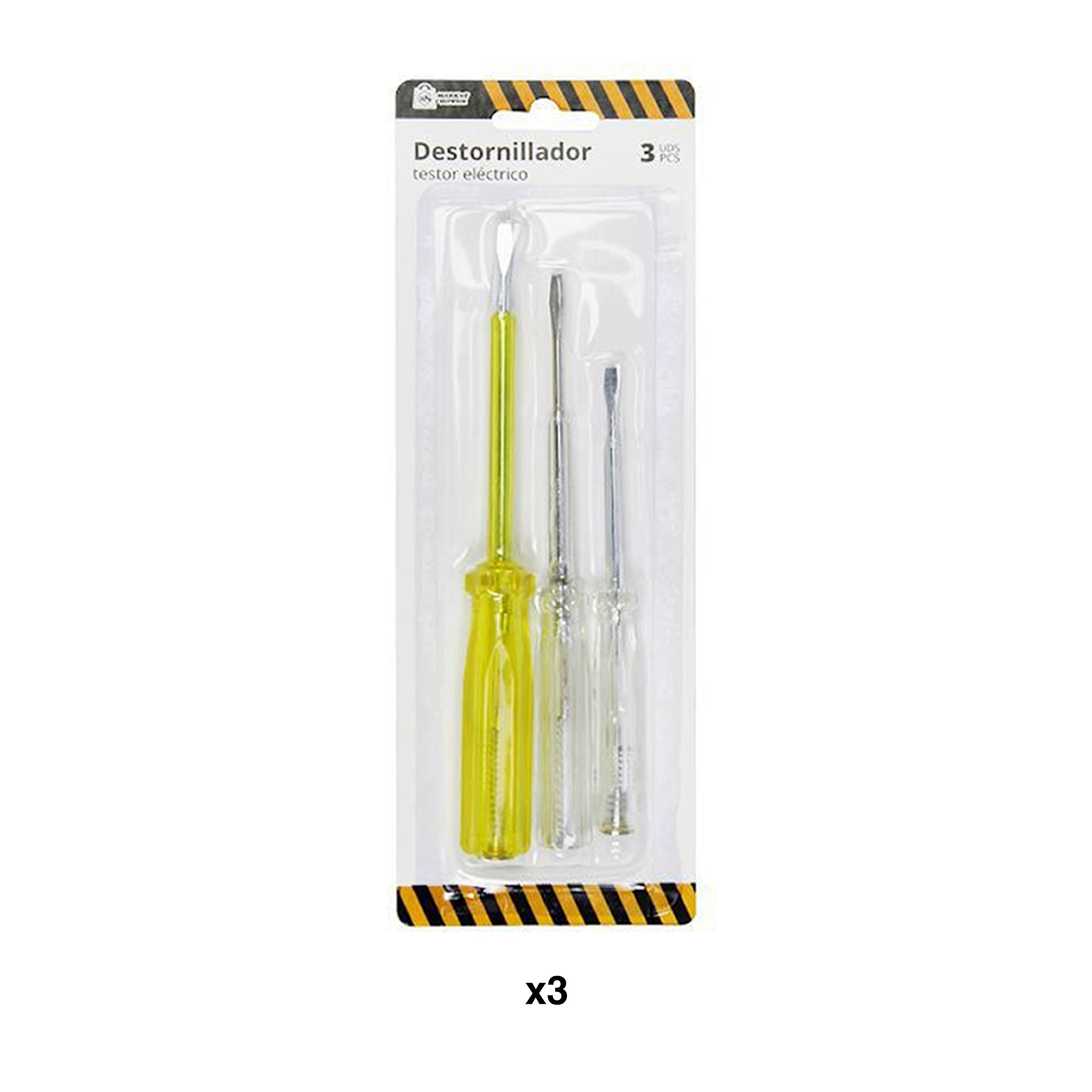 Chave Fenda Detetor Elétrico Pack 3