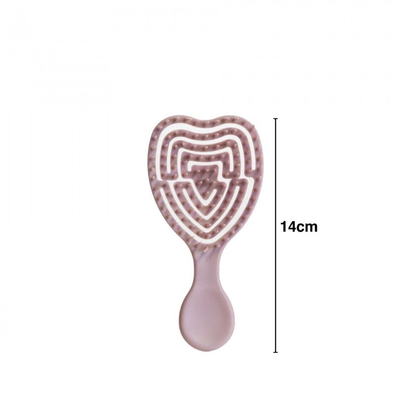 Escova Cabelo Mini Cor Sortida 14cm Escova Cabelo Mini Cor Sortida 14cm