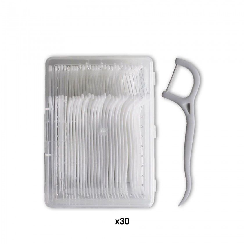 Fio Dental com Suporte Pack 30 Fio Dental com Suporte Pack 30