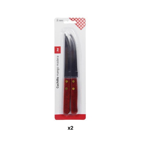 Faca Cabo Madeira Pack 2 - Image product