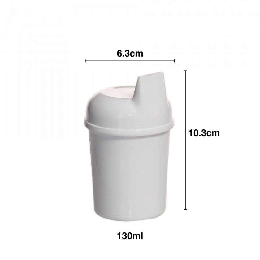 Copo Biberon Plástico 130ml 6.3X10.3cm Copo Biberon Plástico 130ml 6.3X10.3cm