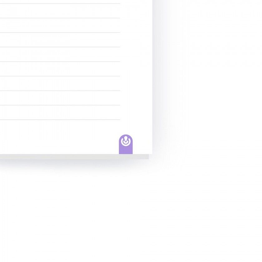 Recarga para Caderno Ingeniox A4 Pautado 50F 100gr