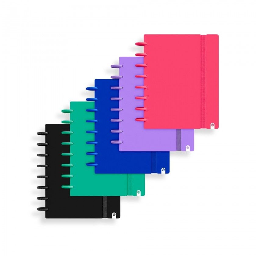 Caderno Ingeniox Pautado A5 Cor Slida 80F 100gr