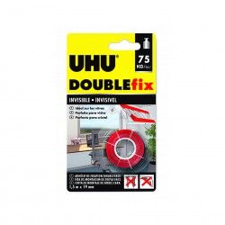 Fita Cola Uhu Doublefix Dupla Face Invisvel 1.5mX19mm