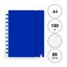 Caderno Ingeniox Pautado A4 Cor Slida 80F 100gr