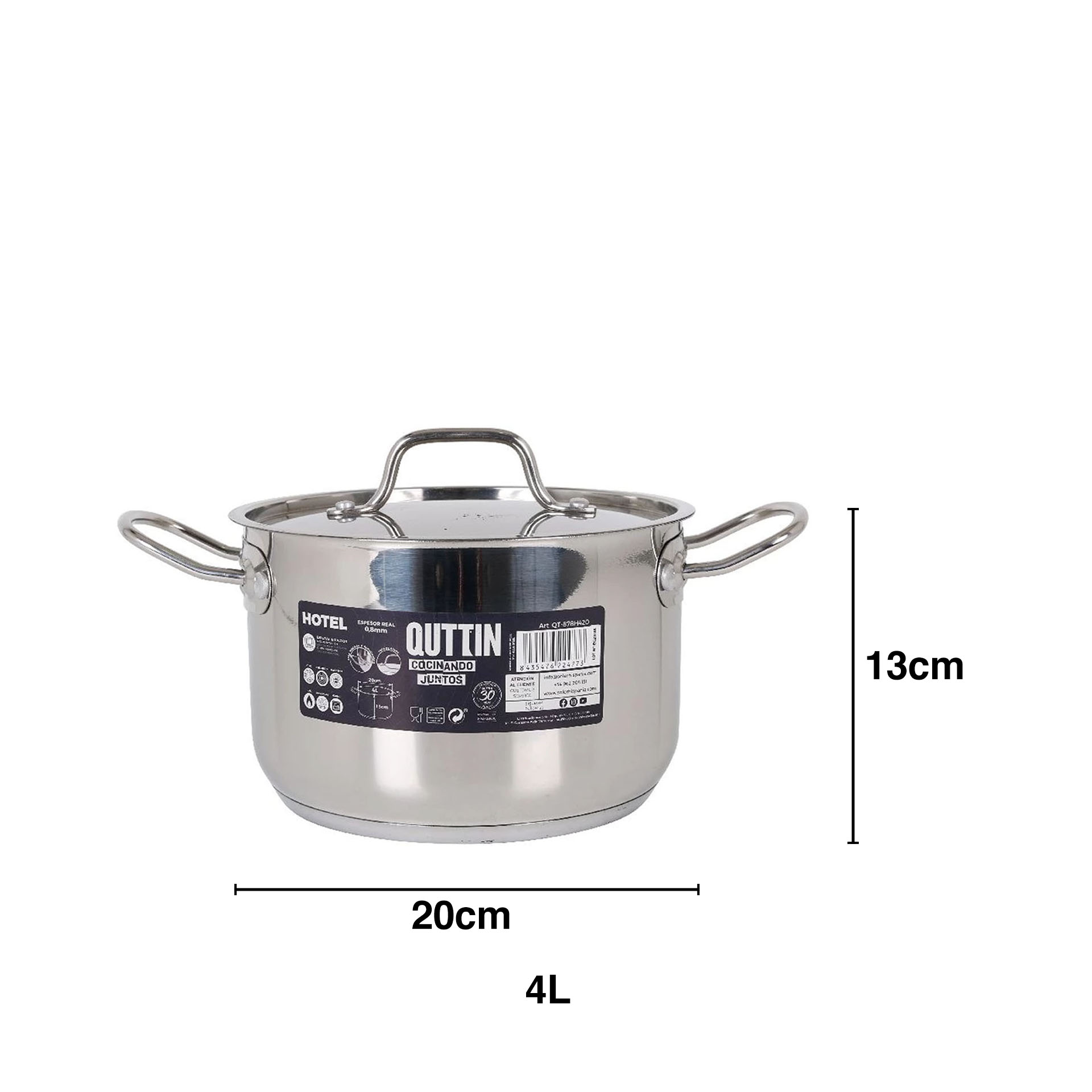 Panela Inox Quttin com Asas