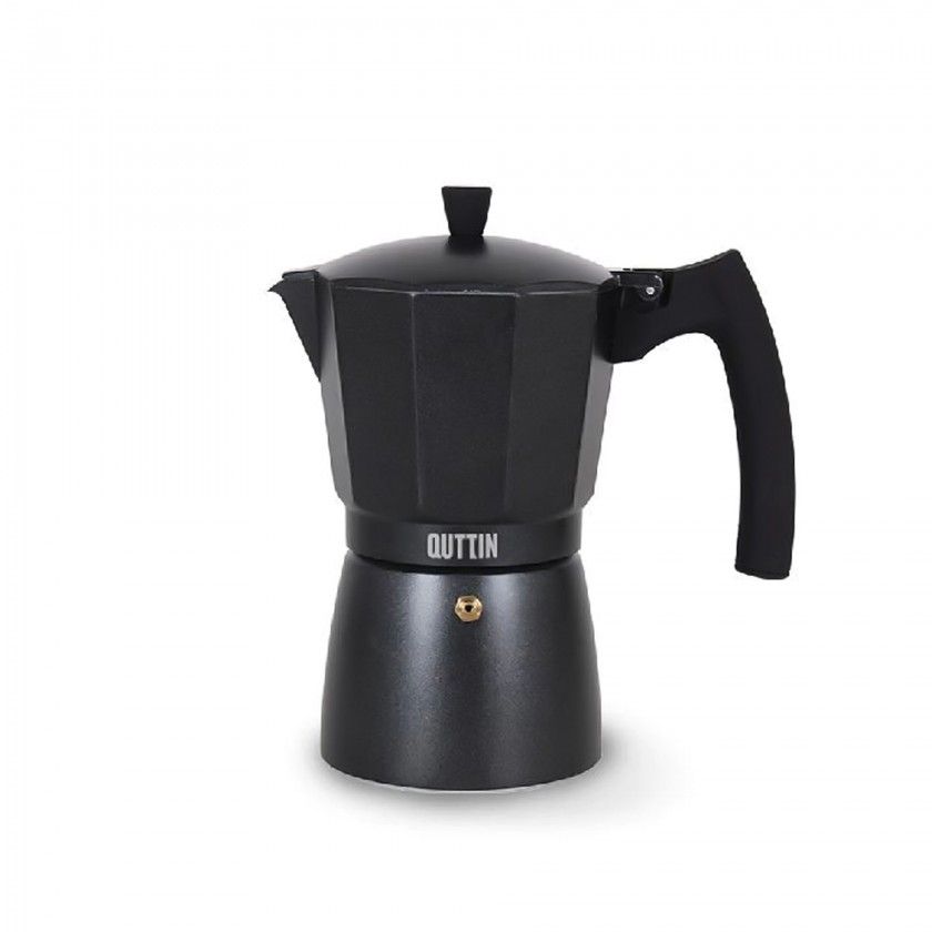 Cafeteira Italiana Indução Preta Cafeteira Italiana Indução Preta