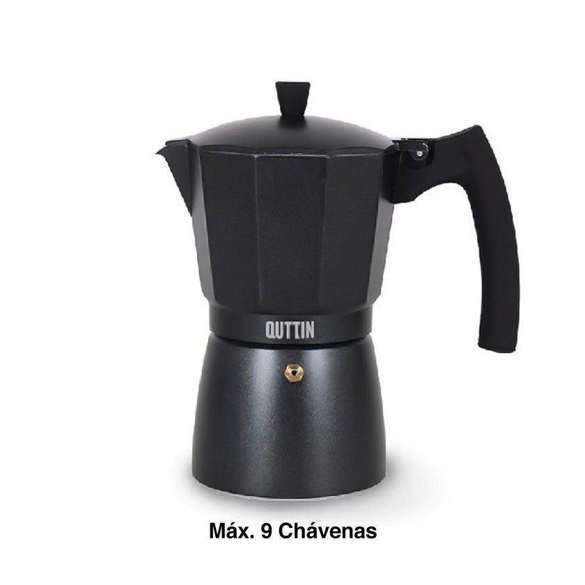 Cafeteira Italiana Indução Preta Cafeteira Italiana Indução Preta