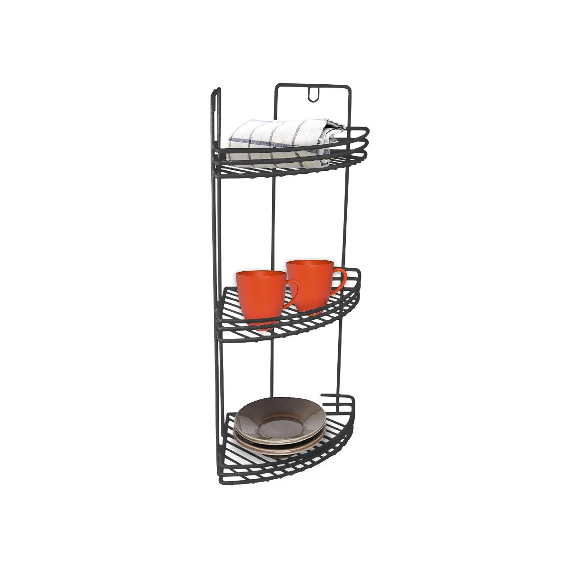Estante Organizadora Canto 3 Prateleiras 49X19.5X27cm