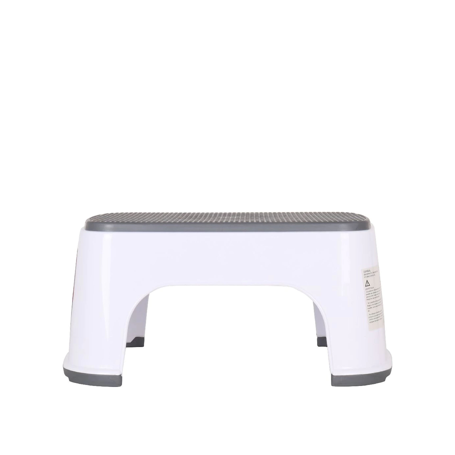 Banco Antiderrapante Branco 140kg 34X24X15.5cm