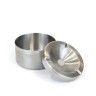 Cinzeiro gua Inox Redondo 10X5.5cm