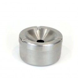 Cinzeiro gua Inox Redondo 10X5.5cm