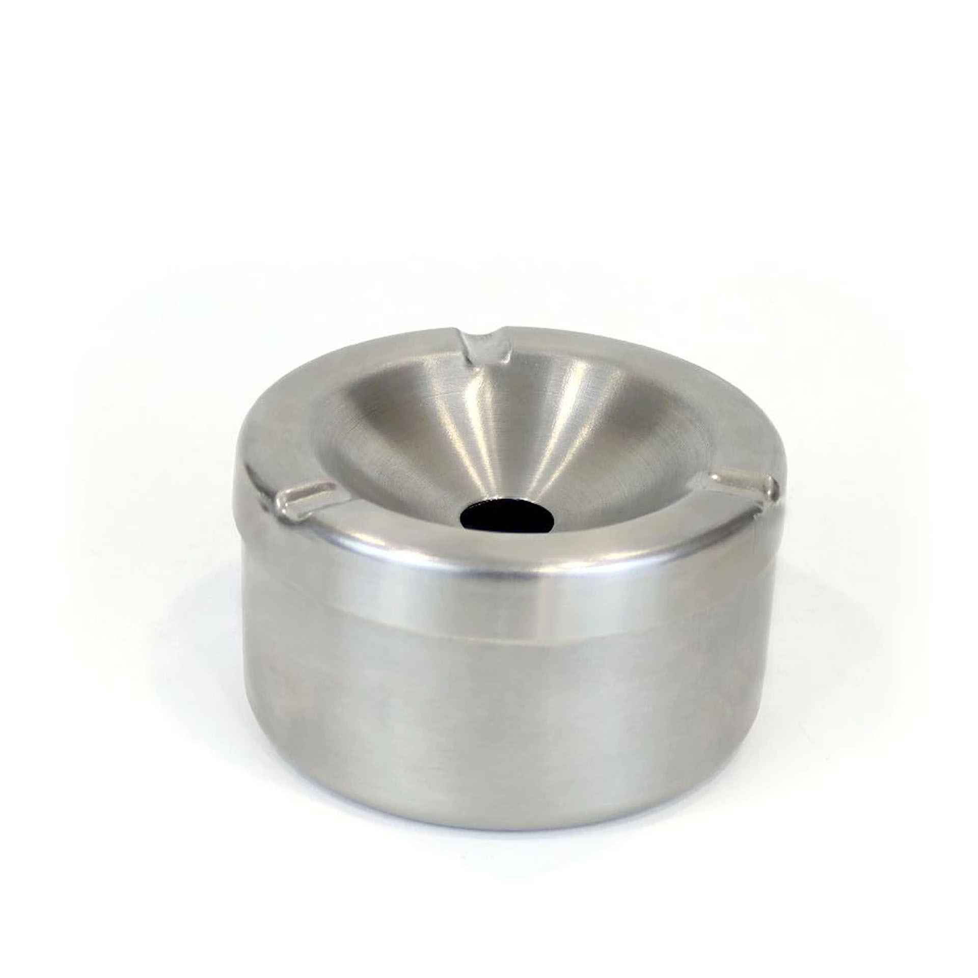 Cinzeiro Água Inox Redondo 10X5.5cm