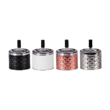 Cinzeiro Push Diamond Redondo 9.2X12cm - Image product