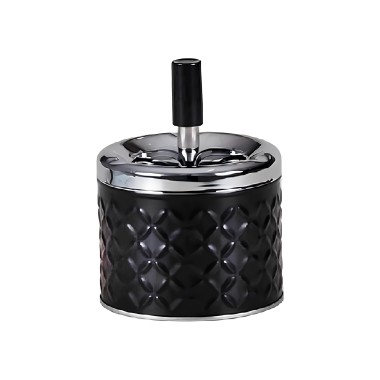 Cinzeiro Push Diamond Redondo 9.2X12cm