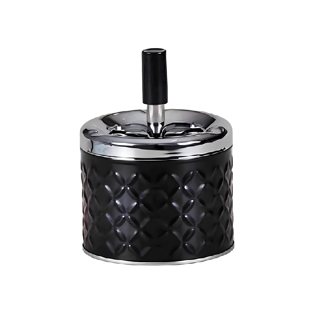 Cinzeiro Push Diamond Redondo 9.2X12cm