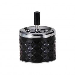 Cinzeiro Push Diamond Redondo 9.2X12cm
