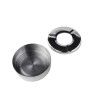 Cinzeiro Inox Redondo Cinzento 11X3cm