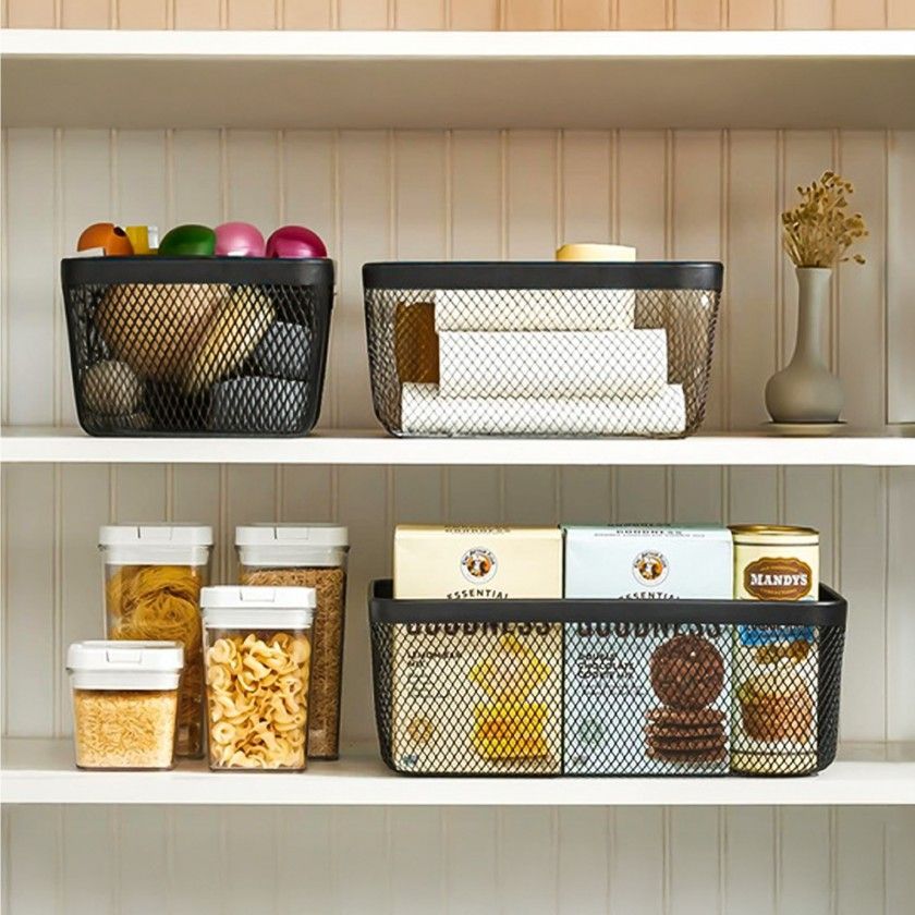 Cesto Organizador Metal Multiusos Mate Cesto Organizador Metal Multiusos Mate