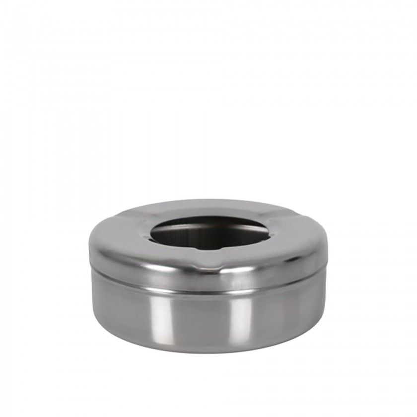 Cinzeiro de gua Inox Redondo 10cm