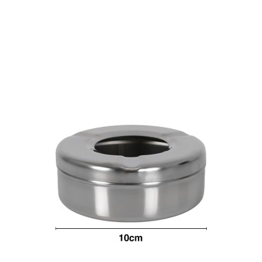 Cinzeiro de Água Inox Redondo 10cm