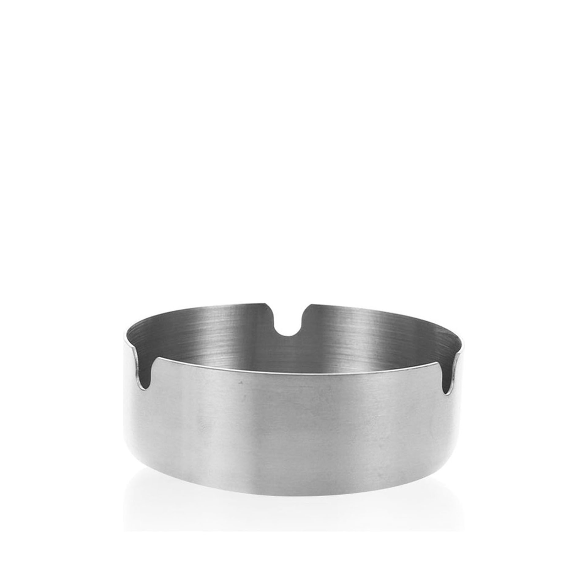 Cinzeiro Inox Redondo Cinzento