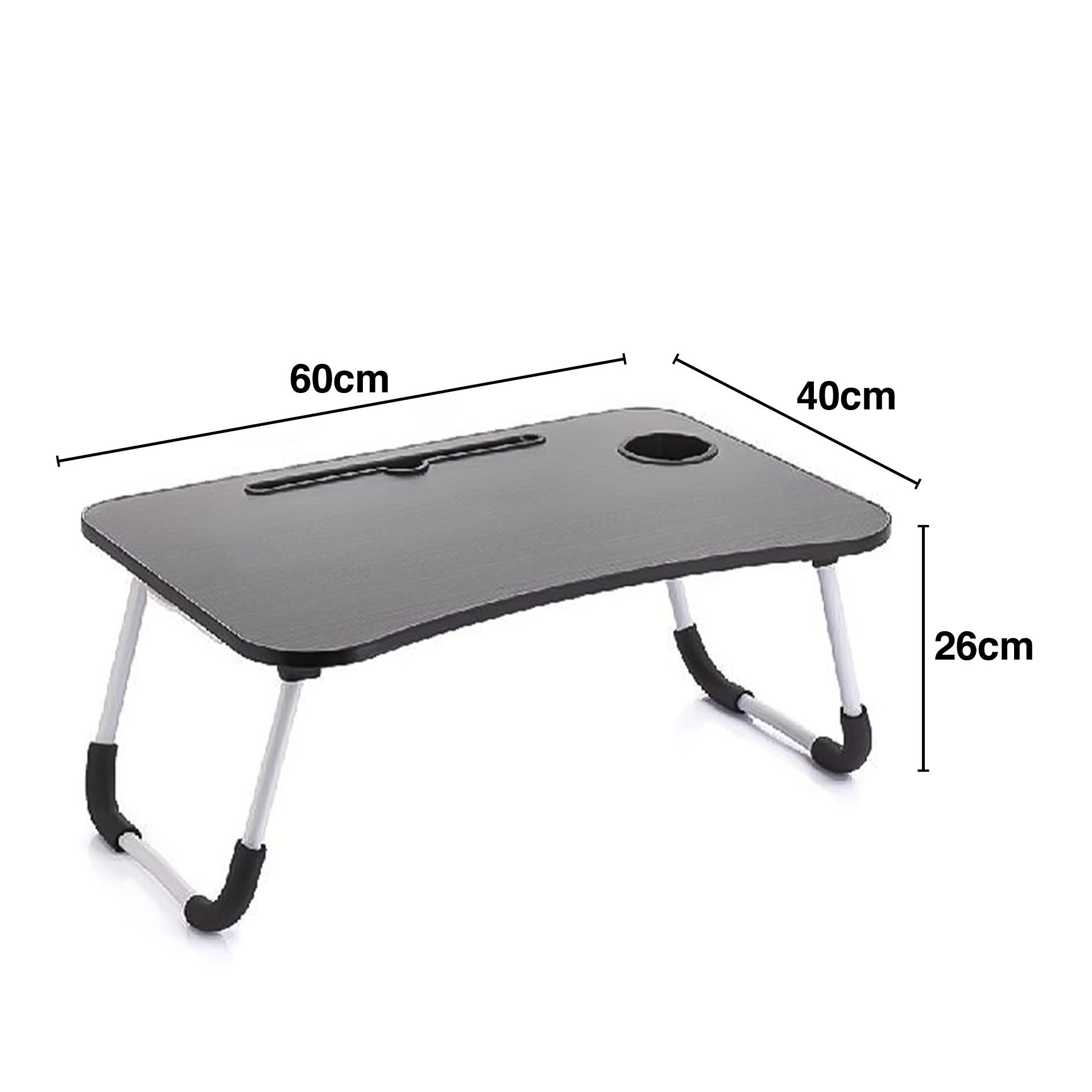 Mesa Apoio Dobrável Madeira / Metal 60X40X26cm