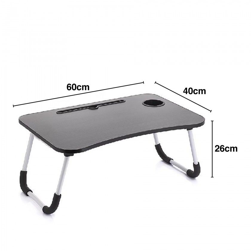 Mesa Apoio Dobrvel Madeira / Metal 60X40X26cm