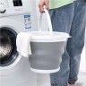 Balde Multiusos Dobrável com Asa 5000ml Balde Multiusos Dobrável com Asa 5000ml