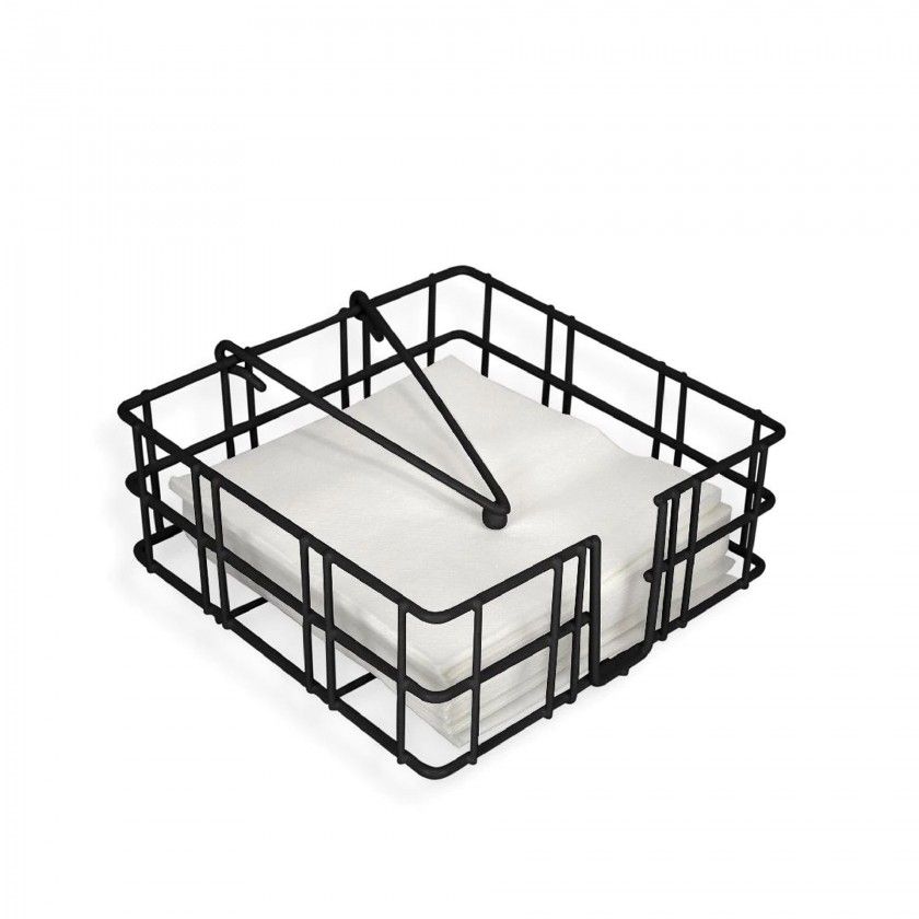 Suporte Guardanapos Metal 18X18X6.5cm Suporte Guardanapos Metal 18X18X6.5cm
