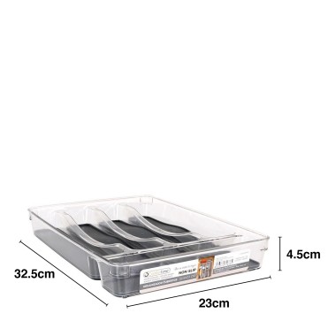 Organizador Talheres Tranparente 32.5X23cm