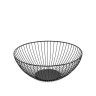 Fruteira Metal Redondo Preta 24.5X10cm