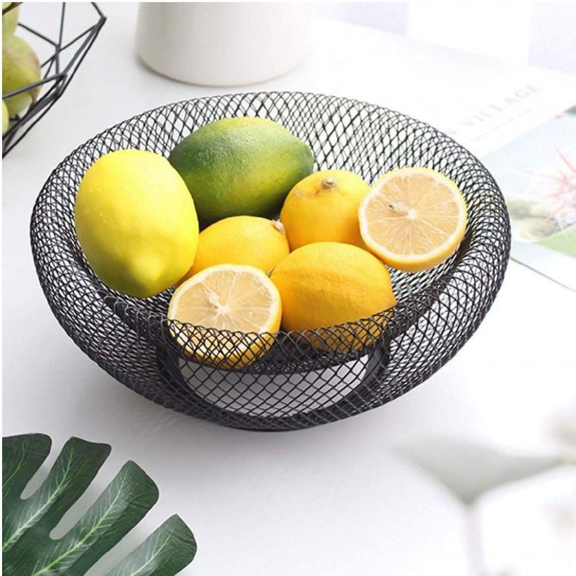 Fruteira Metal Redondo Cor Sortida 25X11cm Fruteira Metal Redondo Cor Sortida 25X11cm