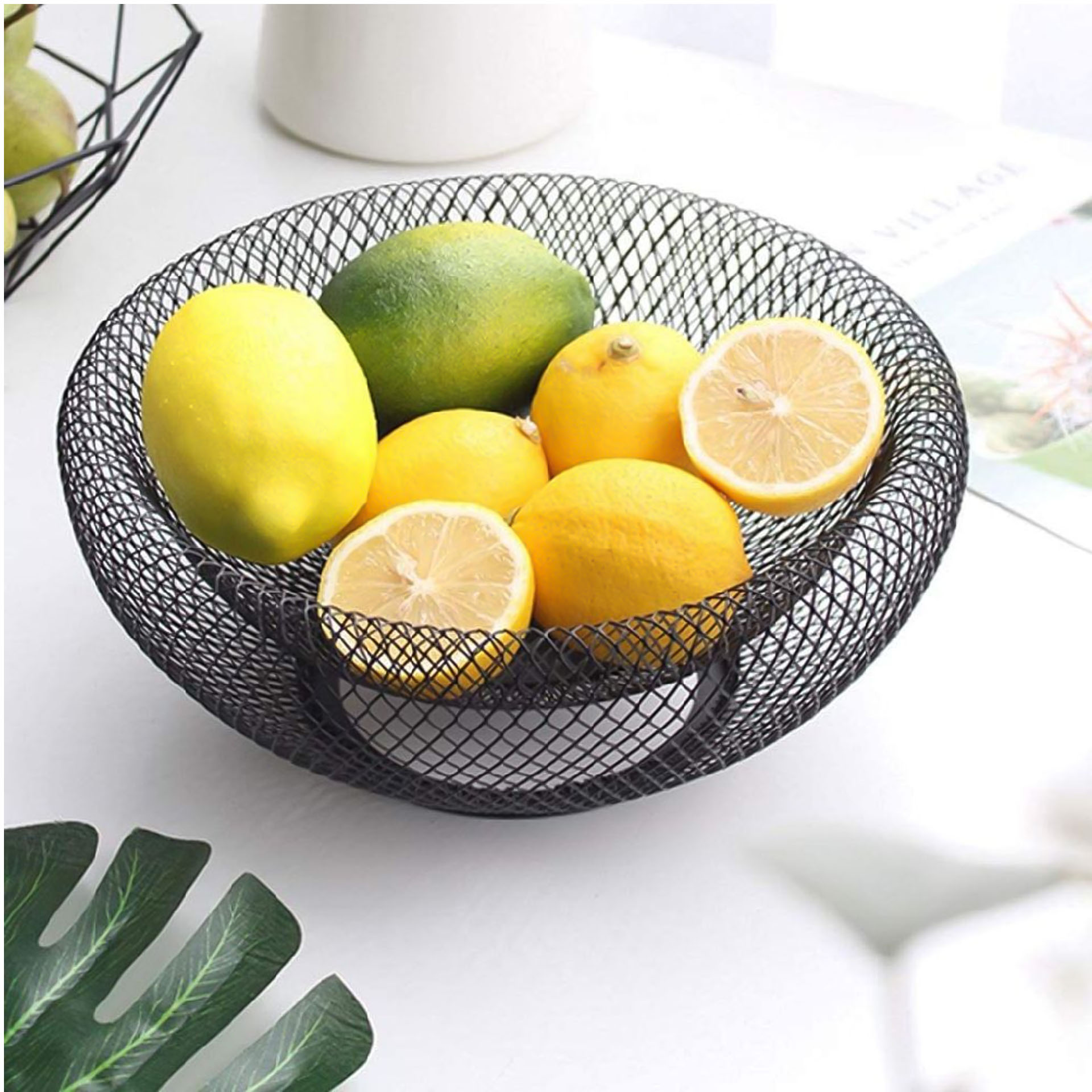 Fruteira Metal Redondo Cor Sortida 25X11cm