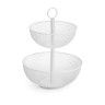Fruteira Metal 2 Andares Cor Mate 31X31X41cm Fruteira Metal 2 Andares Cor Mate 31X31X41cm