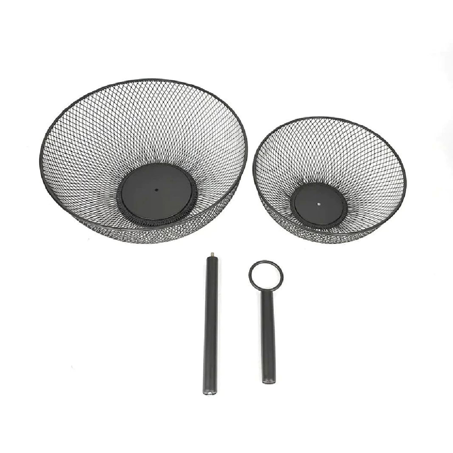 Fruteira Metal 2 Andares Cor Mate 31X31X41cm