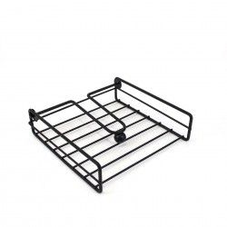 Porta Guardanapos Metal Preto 19X19X5cm Porta Guardanapos Metal Preto 19X19X5cm