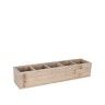 Organizador Bambu com Divises 39X10X8cm
