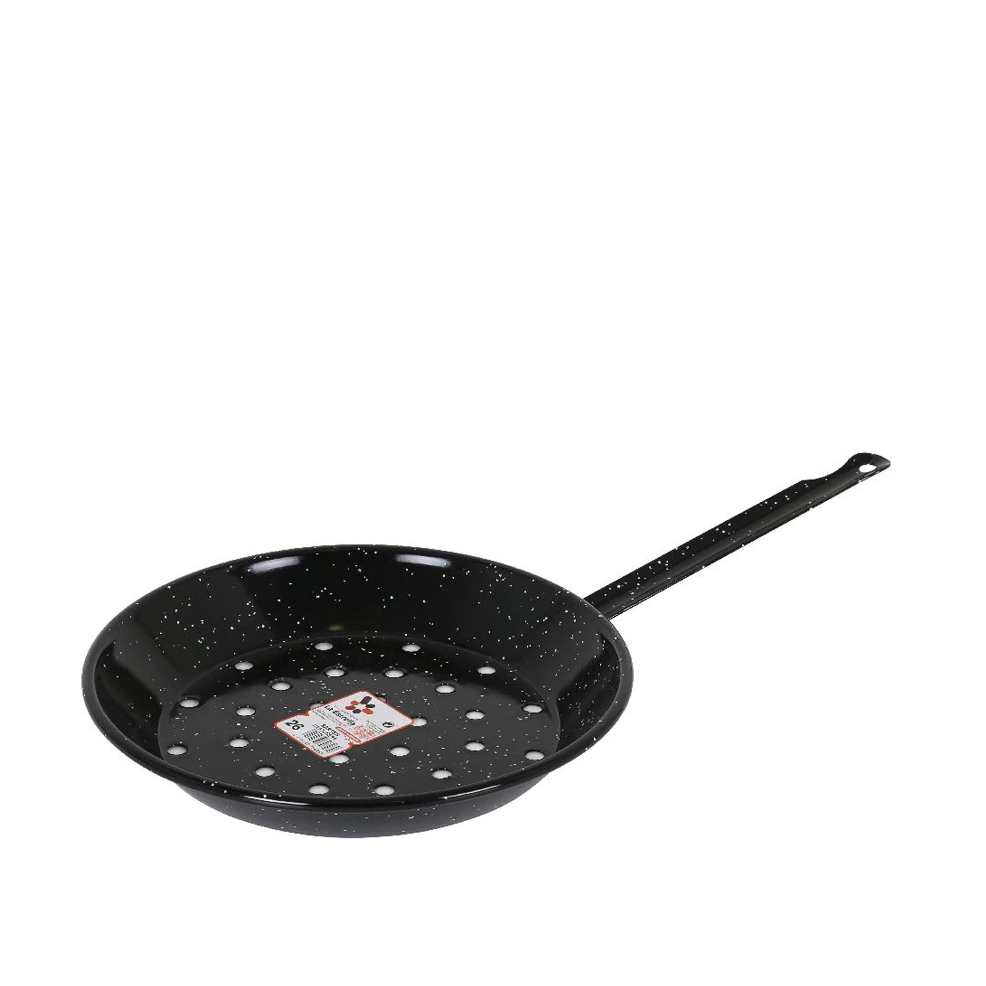 Frigideira Esmalte Perfurada Para Castanhas