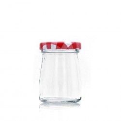 Frasco Vidro Multiusos Tampa Xadrez Redondo 80ml 5.3X7.2cm