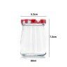 Frasco Vidro Multiusos Tampa Xadrez Redondo 80ml 5.3X7.2cm