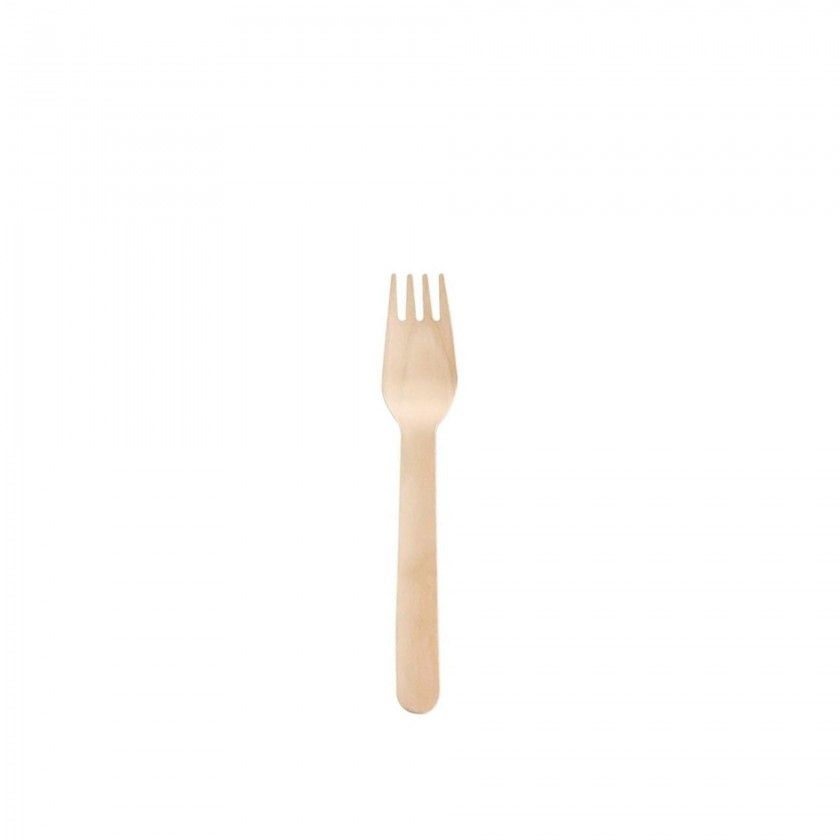 Talher Madeira Garfo 16cm Wooow Pack 12