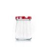 Frasco Vidro Multiusos Tampa Xadrez Redondo 80ml 5.3X7.2cm