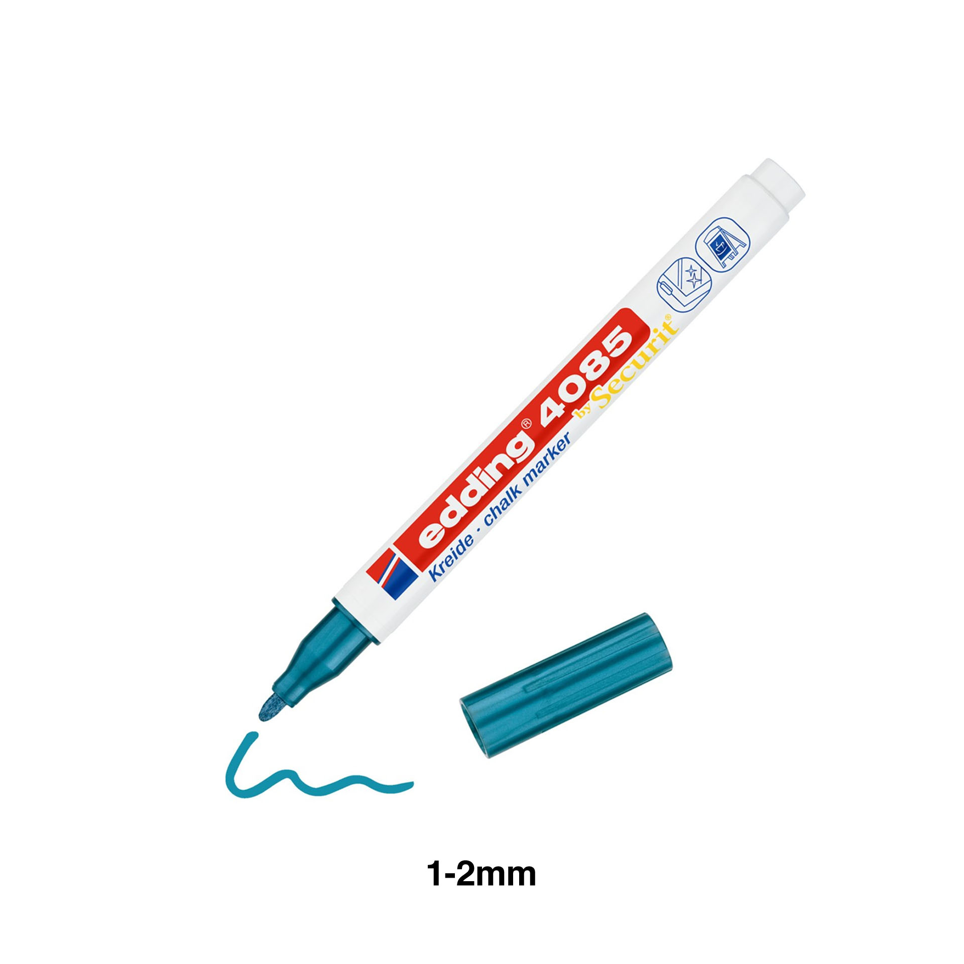 Marcador Giz Edding 4085 Metálica